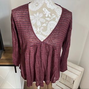 🌿3/$30🌿 Lucky brand lightweight striped long sleeve NWOT